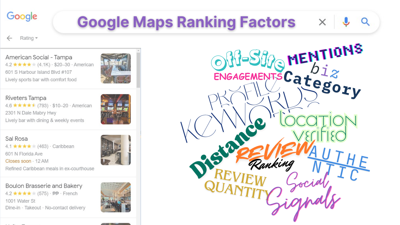 Google Maps Ranking Factors